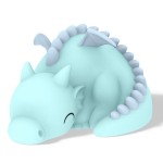 Veilleuse rechargeable souple Dragon bleu