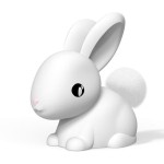 Veilleuse rechargeable souple Thumper le Lapin blanc