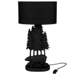 Lampe de table Un Ours en fort - polyrsine 60 cm