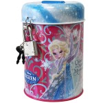 Tirelire Frozen La reine des neiges en mtal avec son cadenas