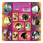 Planche de petits stickers Chevaux violets