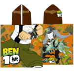 Poncho Ben 10 sortie de bain
