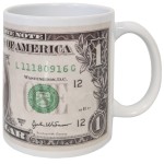 Mug One Dollar monnaie du monde par Cbkreation
