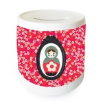 Tirelire Poupe russe liberty by Cbkreation