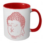 Mug Bouddha par Cbkreation fond rouge
