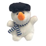 Peluche Petite Peluche Bonhomme de Neige Ornement de sapin 11 cm