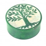Boite Arbre de Vie en Statite - Vert
