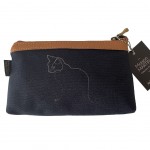 Trousse Cosmtique Chat noir par Quibe - Fabriqu en France