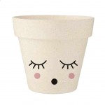 Cache Pot en Fibre de Bambou - Ohhhhhh - 8.5 x 9.5 cm