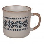 Mug blanc en Cramique  - Flocons