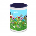 Pot  crayon Jardin Fleuri par Cbkreation