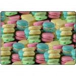 Planche  dcouper Dlicieux Macarons Cbkreation 28.5 x 20 cm