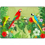 Planche  dcouper Jungle Perroquets Cbkreation 28.5 x 20 cm