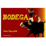 Plaque m�tal Bodega - 30.5 x 20 cm