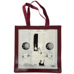 Sac  provisions Les Chats de Dubout 40 x 40 cm