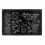 Set de table rtro - Italian Menu