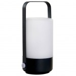 Lampe Led transportable Noire et Blanche 19 cm