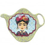 Repose sachet de th Frida Khalo mlamine - jaune et gris