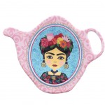 Repose sachet de th Frida Khalo mlamine - Rose fleuri