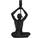 Lampe de table Homme Noir en rsine - 25 cm