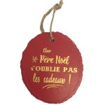 Dcoration de Nol rondin de bois - Cher pre Nol ...