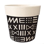 Cache Pot en Fibre de Bambou - Ethnique - 15.5 cm