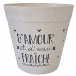 Cache Pot en Fibre de Bambou - D'Amour et d'eau fraiche