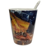1 tasse à Expresso Van Gogh - Terrasse du Café le Soir