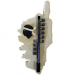 Thermomètre Artisanal en plâtre - Corse - Modèle Ocre Jaune