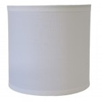 Petit Abat-jour cylindrique Blanc - 12.5 cm