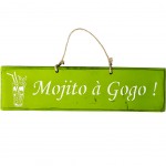 Pancarte en bois - Mojito  Gogo - Vert Pistache