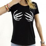 T-shirt Skeleton Noir