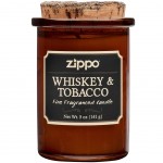 Bougie parfume Whiskey et Tobacco par Zippo - Fabrique aux USA