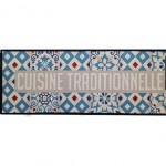 Tapis De cuisine - Cuisine Traditionnelle - Carreaux de ciment