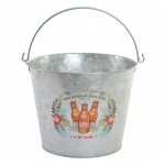 Seau  bire en zinc 22 cm