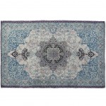 Tapis Ethnique Mandala Bleu 120 x 180 cm