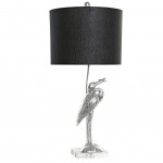 Lampe a poser Hron Argent en rsine - 74 cm