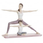 Figurine Maman Yogin et son enfant 19 cm