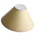 Abat-jour conique couleur Beige - 30 cm