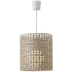 Lustre motif ajour en mtal Beige 24.5 x 23 cm