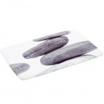 Tapis de Salle de bain PIERRES Toucher velours 45 x 70 cm