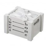 Coffret cadeau 4 serviettes d'invits - Sweet Home