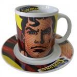 Coffret Mug et Assiette Superman Pixels