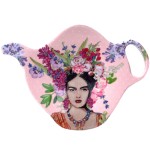 Repose sachet de th Frida Khalo mlamine - Rose fleuri