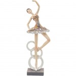 Figurine Danseuse de dcoration en rsine 31 cm
