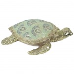 Tortue de mer dcorative en rsine
