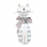 Figurine Chat blanc 16 cm - Le Mignon
