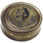 Boussole dcorative et utilitaire en Laiton - Nelson Mandela