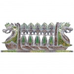 Dcoration Murale Dragon en bois 65 x 27 cm