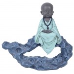 Petit Moine Bouddhiste en mditation 22 cm